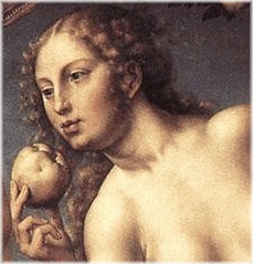 Jan Gossaert. Adam and Eve in Paradise. c. 1525