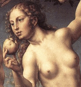 Jan Gossaert. Adam and Eve in Paradise. c. 1525