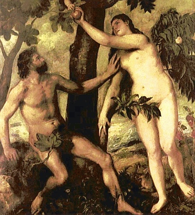 Titian, Adam and Eve, c1550