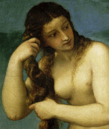 Titian, Venus Anadyomene, section