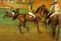 Edgar Degas Race Horses