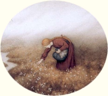 THEODOR KITTELSEN. PRINSESSA SANKAR MYRULL.