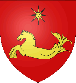 Kommunevåpenet til franske Blason Donville-les-Bains