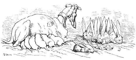 Baron Munchausen tale illustrated by Gustave Dor&eacute;