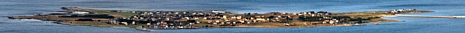 Giske. Panorama fr&aring; Sukkertoppen p&aring; Heissa