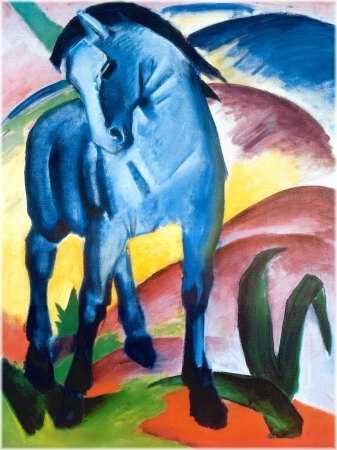 Franz Marc. Blaues Pferd I, 1911