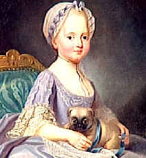 François-Hubert Drouais. Princess Elizabeth of France. 1770. Section.