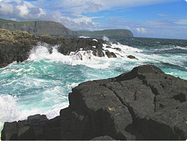 Skye scenery, suggestive of Scottish fairy tales, folktales, and legends