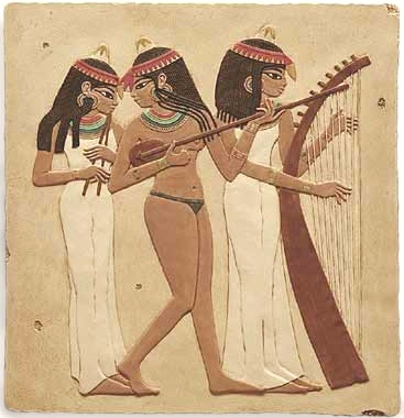 Oval Fragment Relief from the tomb of Nakht, Egypt. Dynasty XVIII 1450 BC.