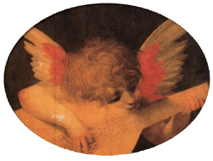 ITALIAN FOLKTALES ill. Rosso Fiorentino (1494-1540). Angelic musician.