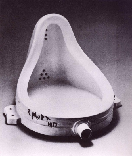duchamp urinal meaning gold