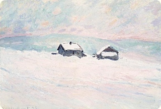 Claude Monet. Houses in the Snow, Norway, 1895