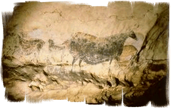 Self-help learning tips and BLACK COW. CAVE PAINTING.
