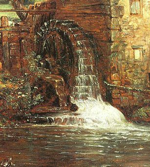 Detalj fr&aring; m&aring;leri av John Constable