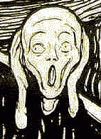 The Scream by Edvard Munch, detail