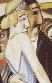 Max Bechmann. Dance in Baden-Baden. 1923. Slightly modified detail.