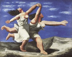 PICASSO. RUNNING WOMEN