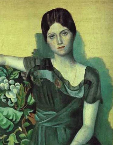 painting pablo picasso olga