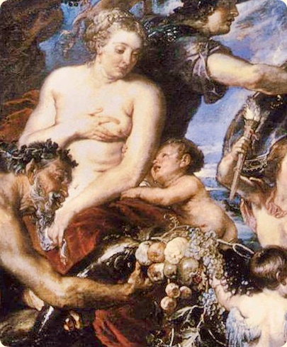 DETALJ FR&Aring; FREDSALLEGORIEN TIL RUBENS