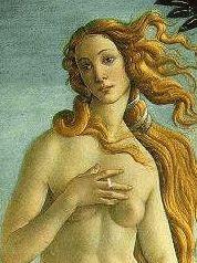 BOTTICELLI. BIRTH OF VENUS. SECTION.