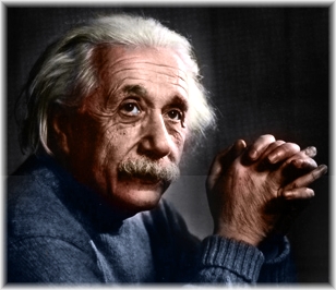 ALBERT EINSTEIN. COLOURED PHOTO SECTION