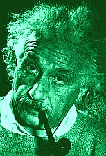 Einstein and his pipe