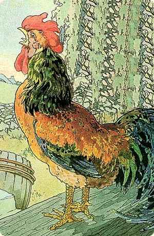 Rooster of the Gold Scales site
