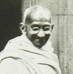 Gandi at Downing Street in 1931