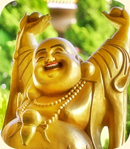 A Smiling Buddha