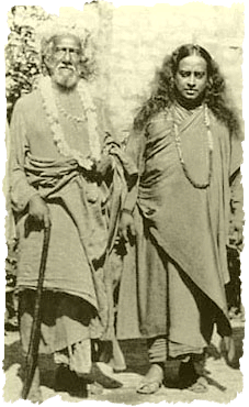 YUKTESWAR AND YOGANANDA IN 1935