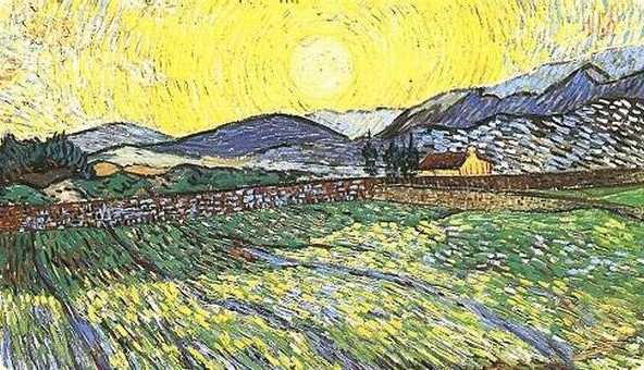 Vincent van Gogh. Alba sui Campi. 1899. Section.
